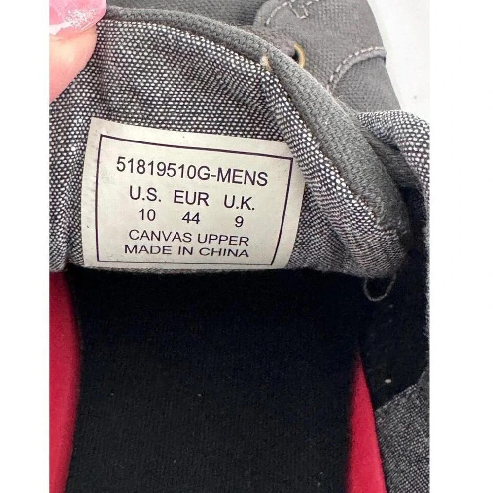 Levi Strauss & Co. MENS‎ Comfort Canvas Upper Sneakers US 10 Casual Boating